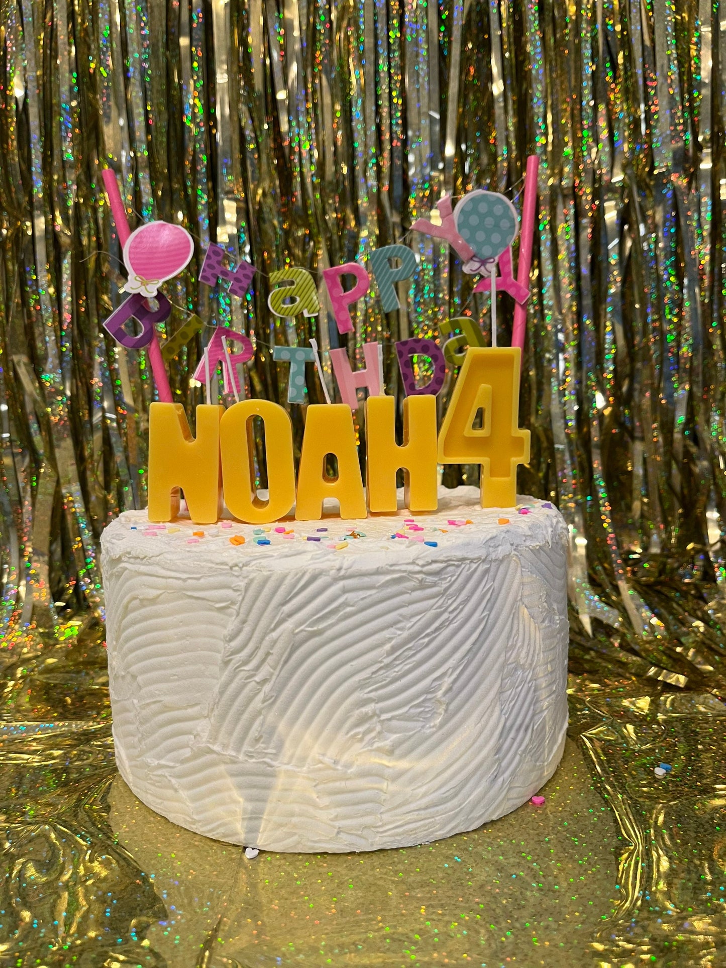 Handmade Letter Candles: Personalized Birthday Letters. Cake Decoration. Smells Like Birthday. Custom name Sign.