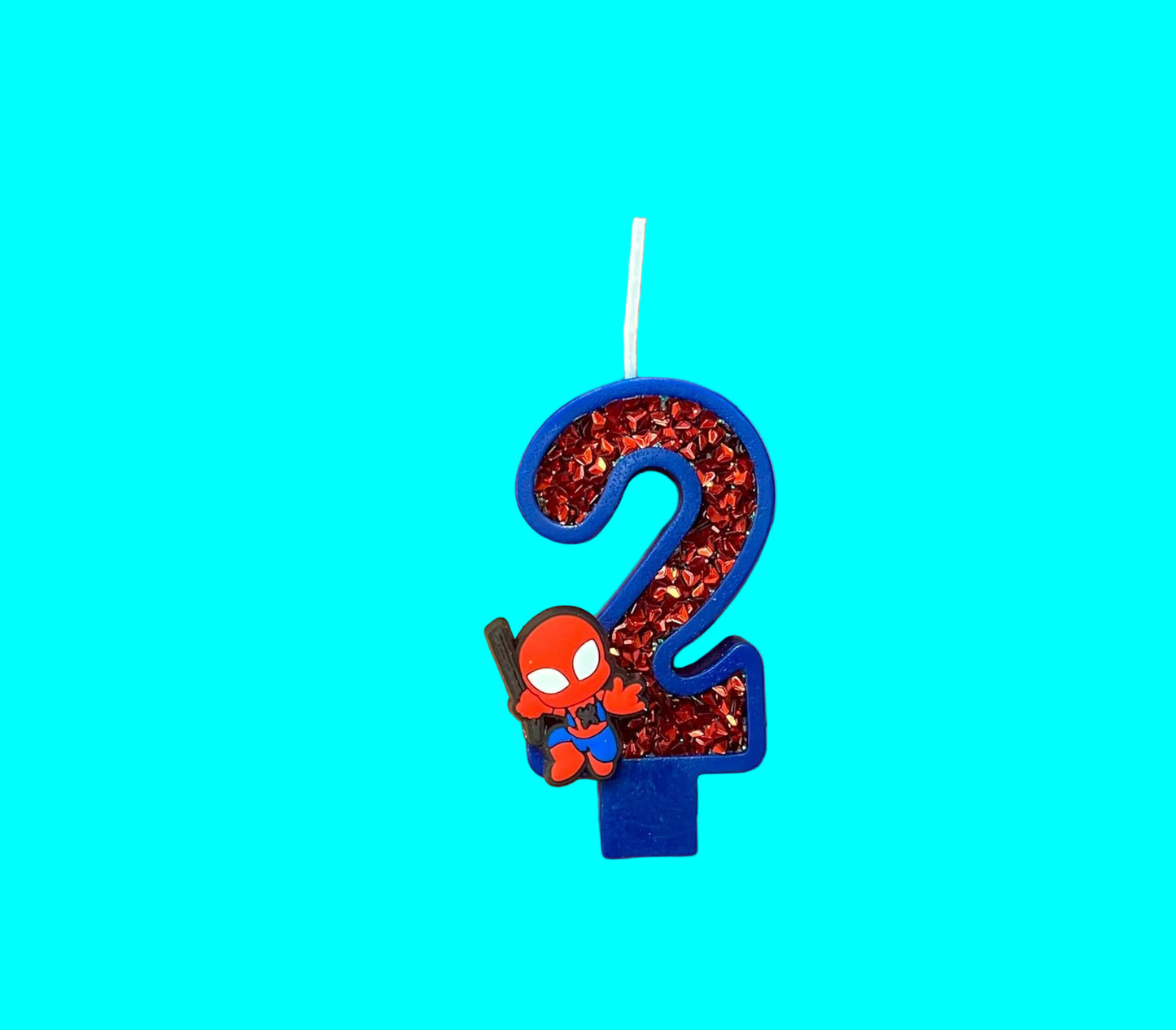Personalized Number Birthday Candle: Handmade Soy Beeswax Glitter Cake Decor. Cake Topper. Unique Numbers.