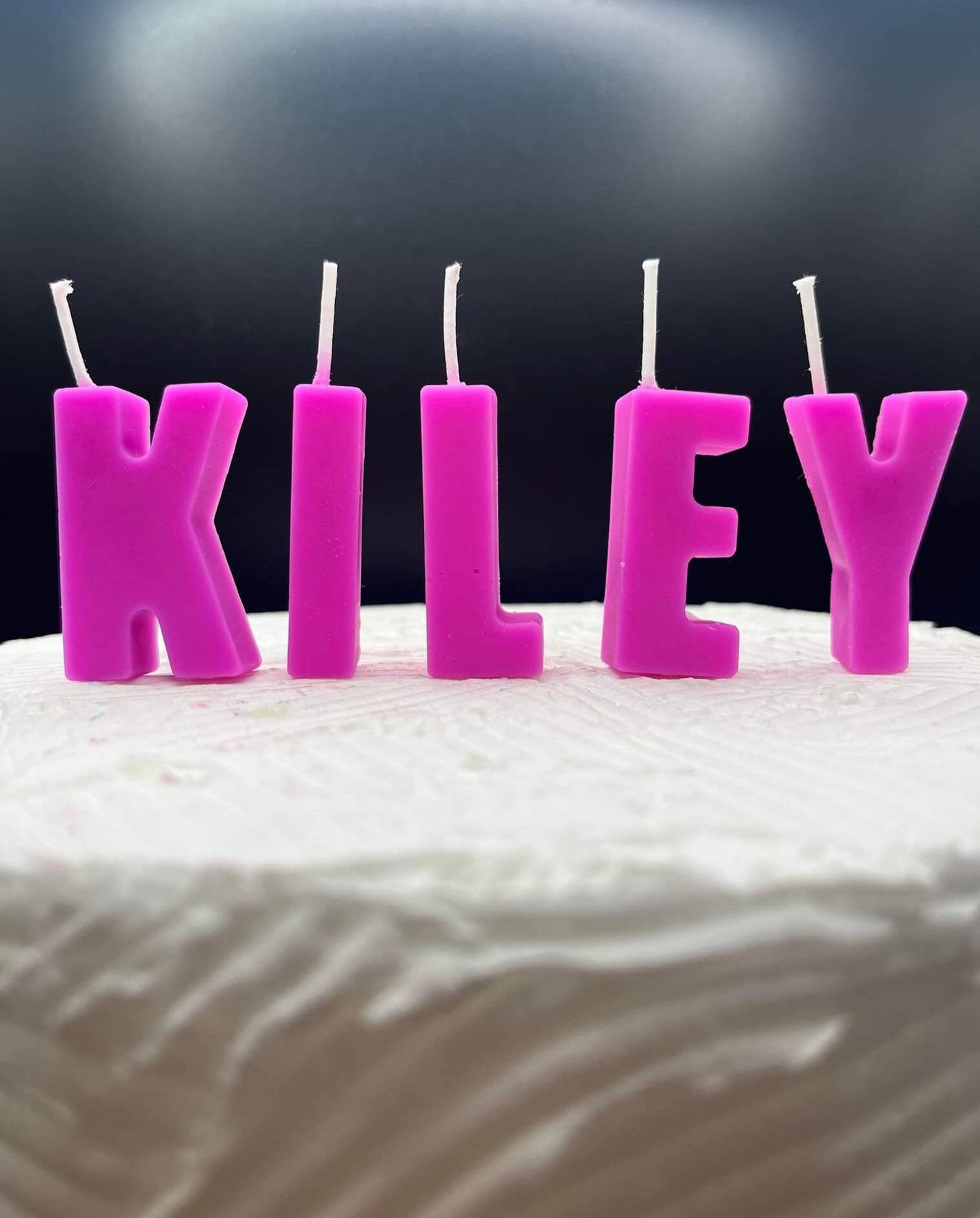 Personalized Birthday Letter Candles. Soy Wax Cake Toppers. Custom Name Letters.