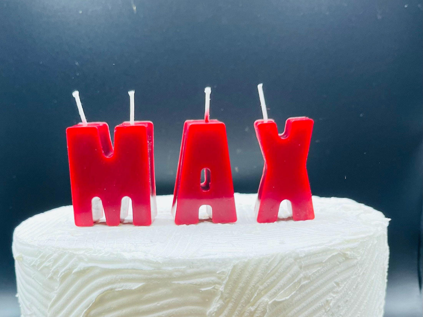 Personalized Birthday Cake Candles: Letter Candles, Soy & Beeswax. Occasion Candles. Happy Birthday Candles.