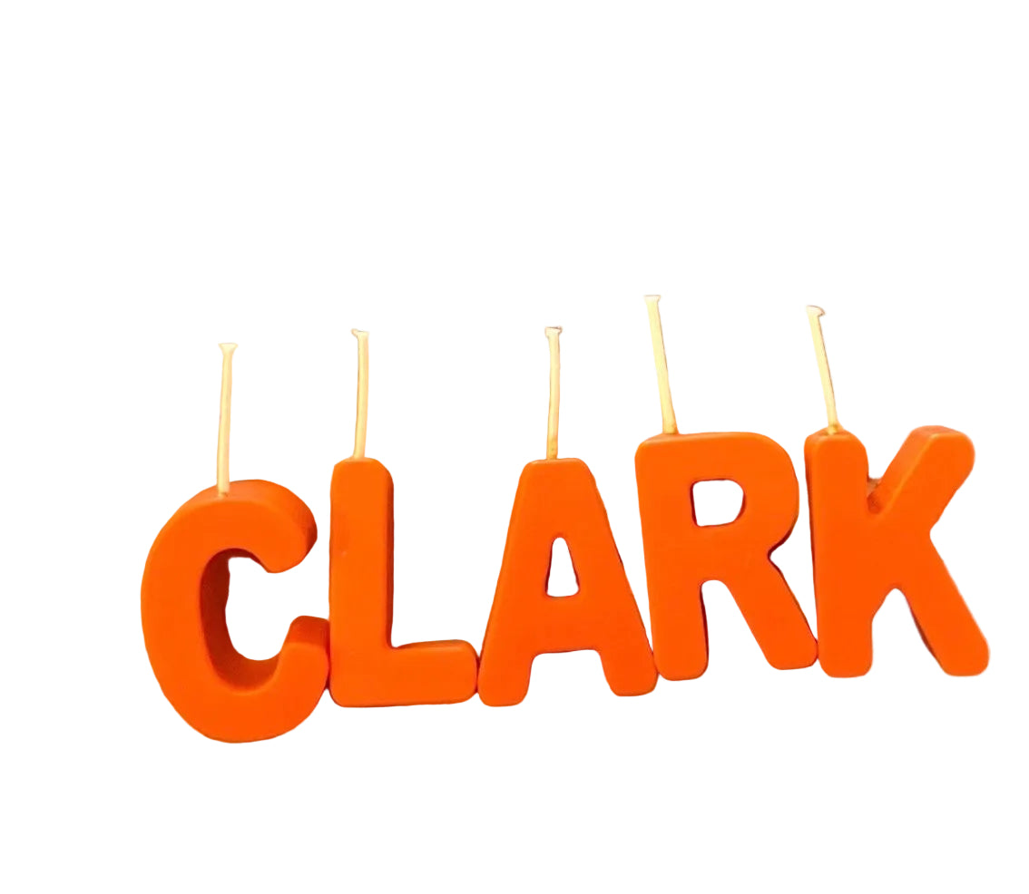 Customized Letter Candles. Cake Decoration Birthday Candles. Candles for All Occasions. Name Sign Letters.