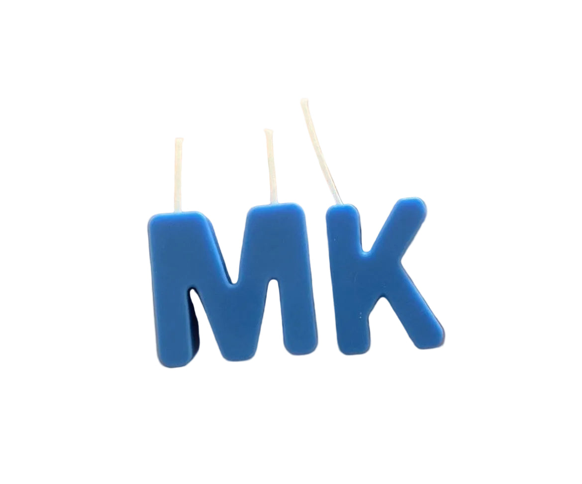 Customized Letter Candles. Cake Decoration Birthday Candles. Candles for All Occasions. Name Sign Letters.