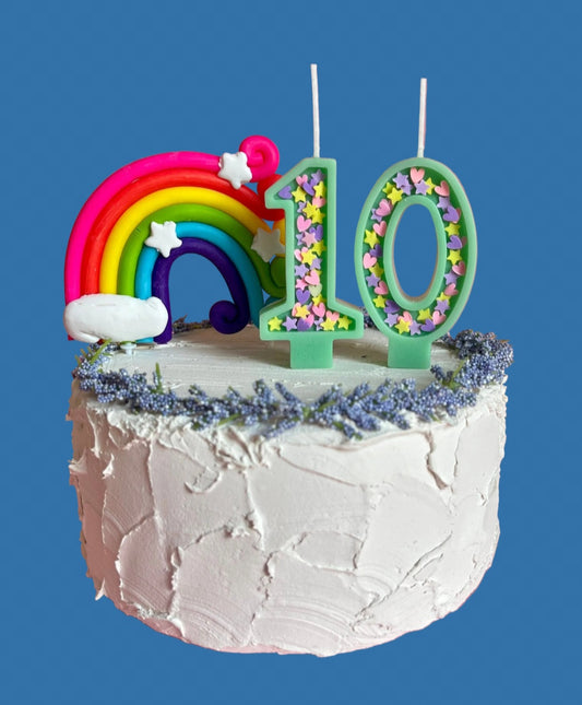 Custom Birthday Numbers.  Unique Celebration Candles.  Cake Toppers. Age Candles 🎂