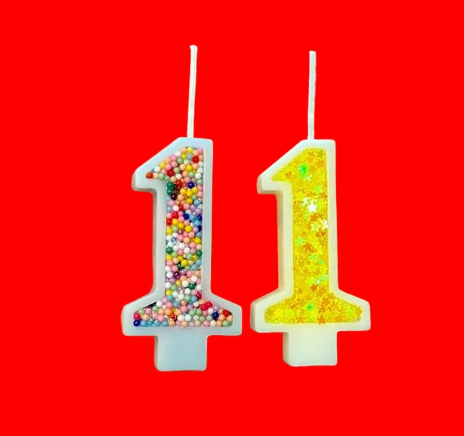 Custom Birthday Numbers.  Unique Celebration Candles.  Cake Toppers. Age Candles 🎂