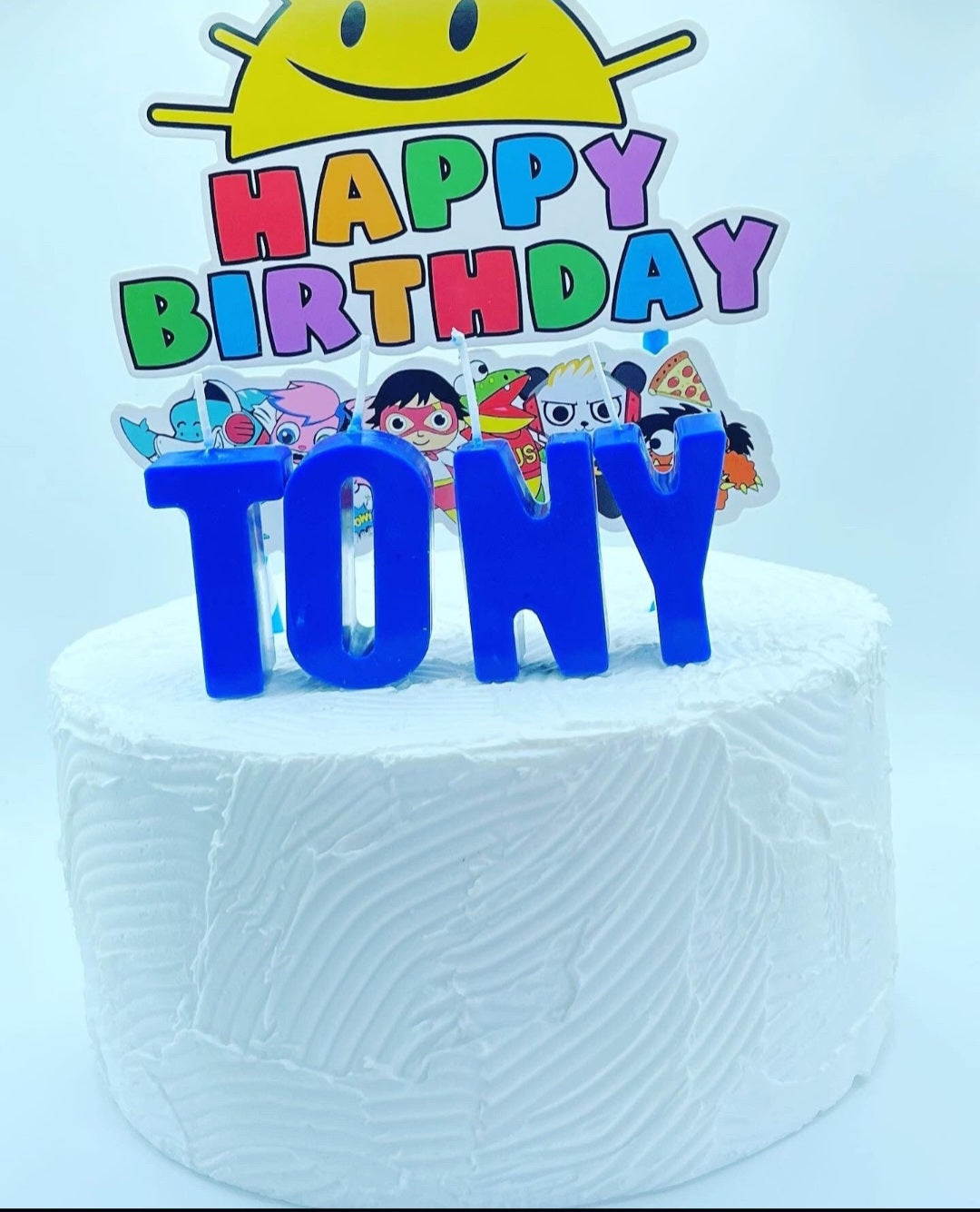 Personalized Birthday Candles: Colorful Soy Wax Letter Cake Topper. name Candles.
