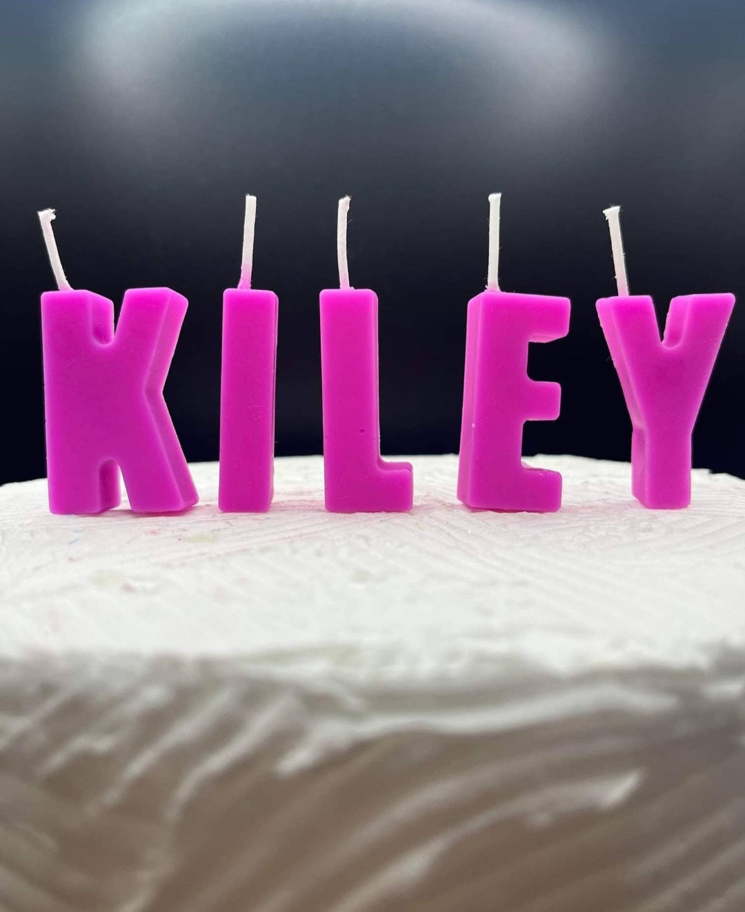 Personalized Letter Candles: Handmade Soy Wax Birthday Cake Toppers
