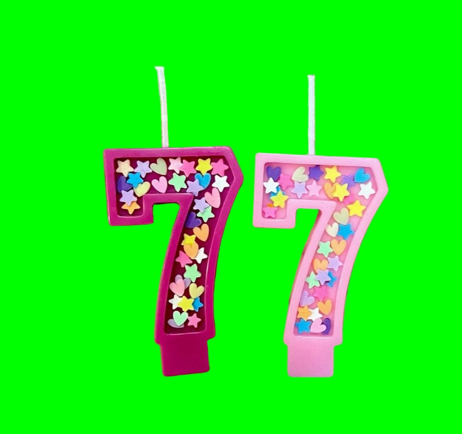 Custom Birthday Numbers.  Unique Celebration Candles.  Cake Toppers. Age Candles 🎂